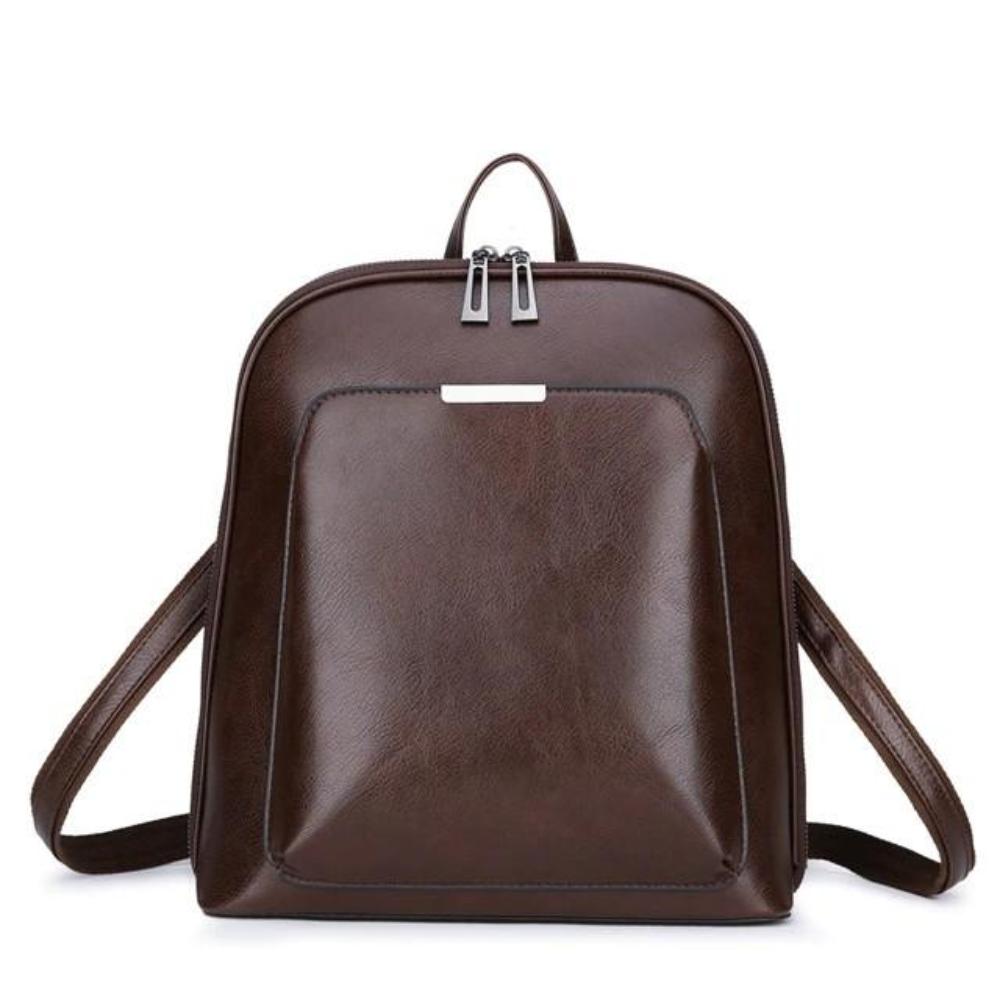 Saskia – Klassischer Doppelreißverschluss-Rucksack