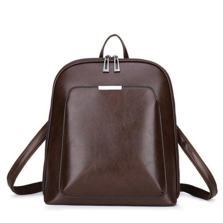 Saskia – Klassischer Doppelreißverschluss-Rucksack