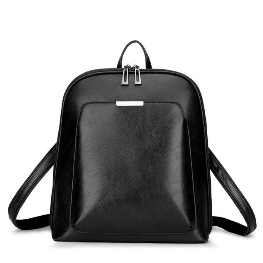 Saskia – Klassischer Doppelreißverschluss-Rucksack