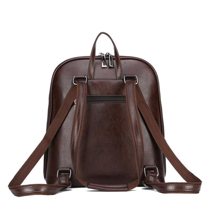 Saskia – Klassischer Doppelreißverschluss-Rucksack