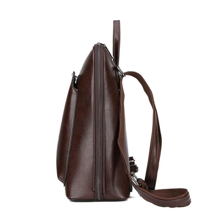 Saskia – Klassischer Doppelreißverschluss-Rucksack