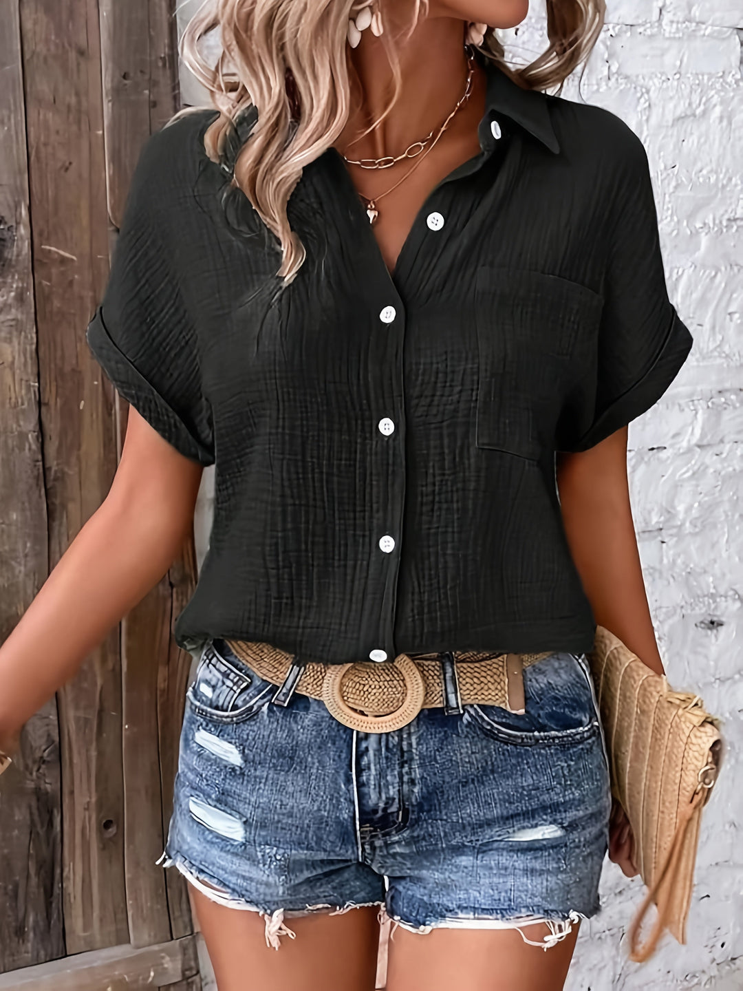 Emery Leichte Sommerbluse
