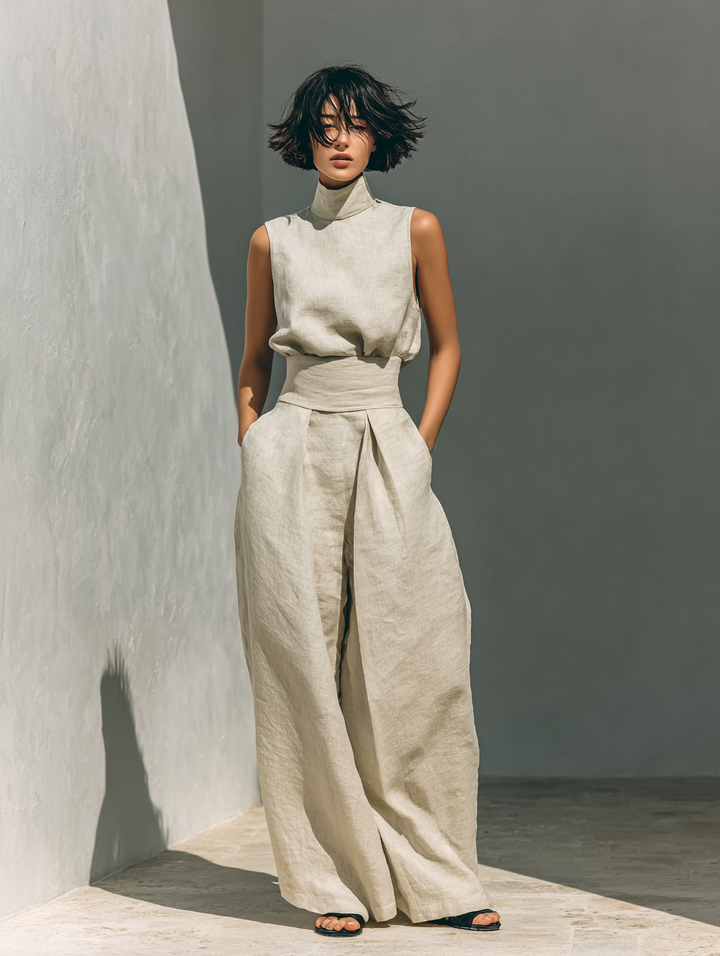 Hannah | Leinen Skulpturen Set
