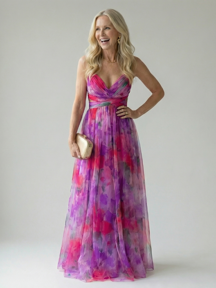 Valencia Sunset Maxi Kleid
