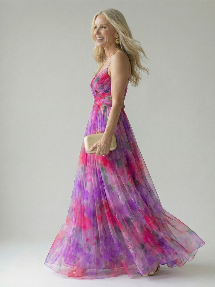 Valencia Sunset Maxi Kleid