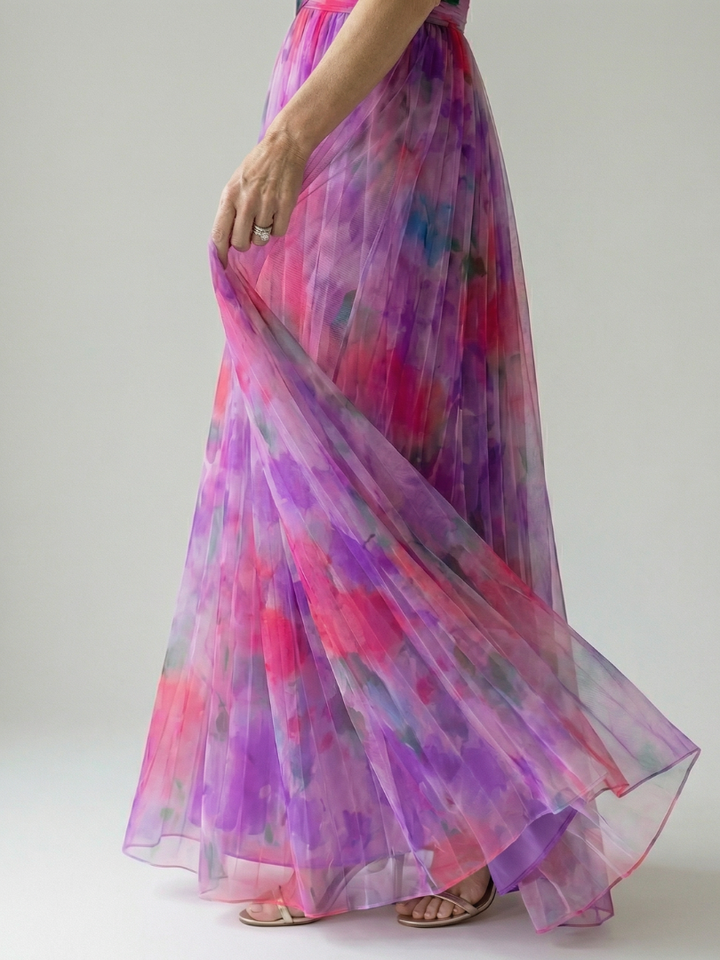 Valencia Sunset Maxi Kleid