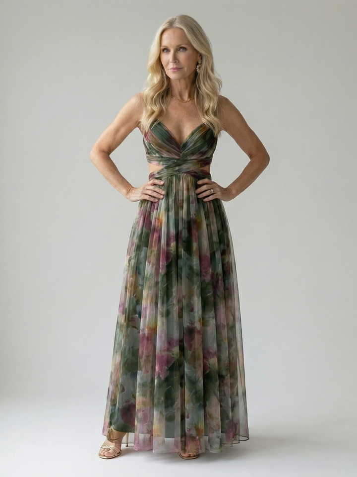 Valencia Sunset Maxi Kleid