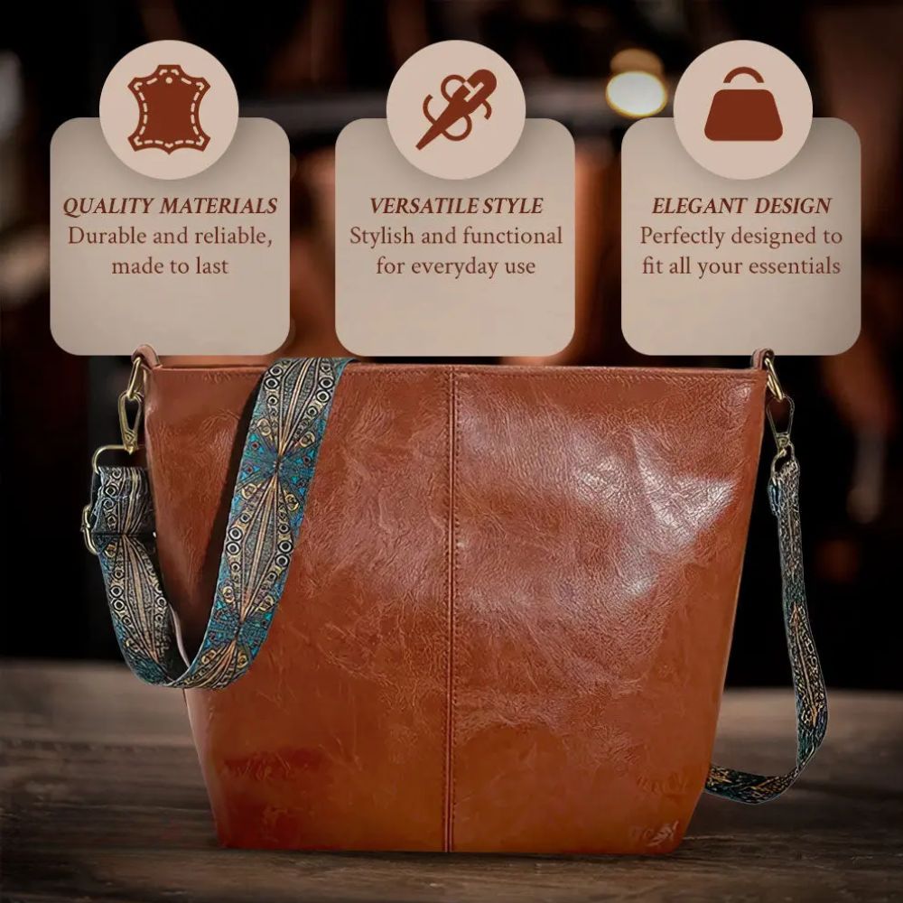 Greta – Vintage Schultertasche
