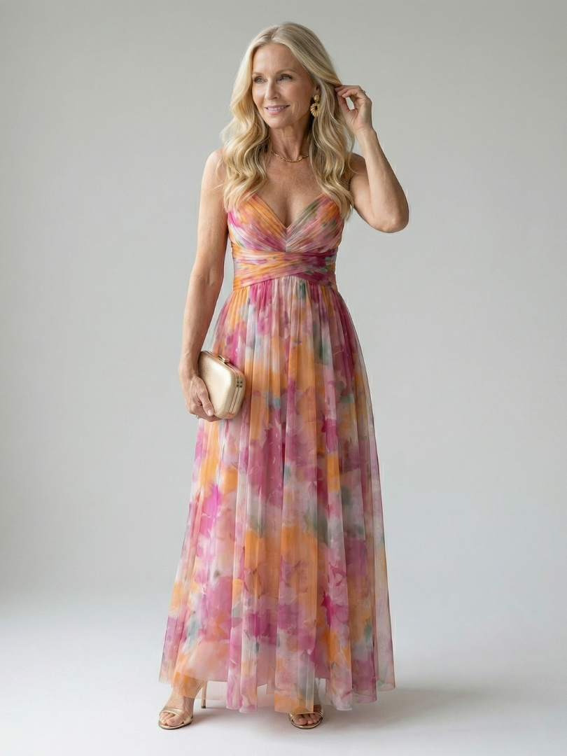 Valencia Sunset Maxi Kleid