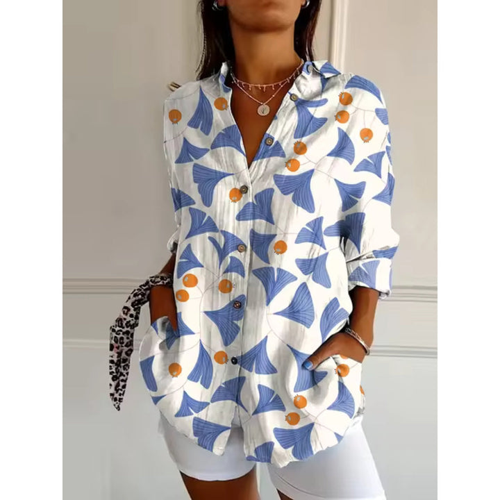 Elara Leichte Blumenbluse