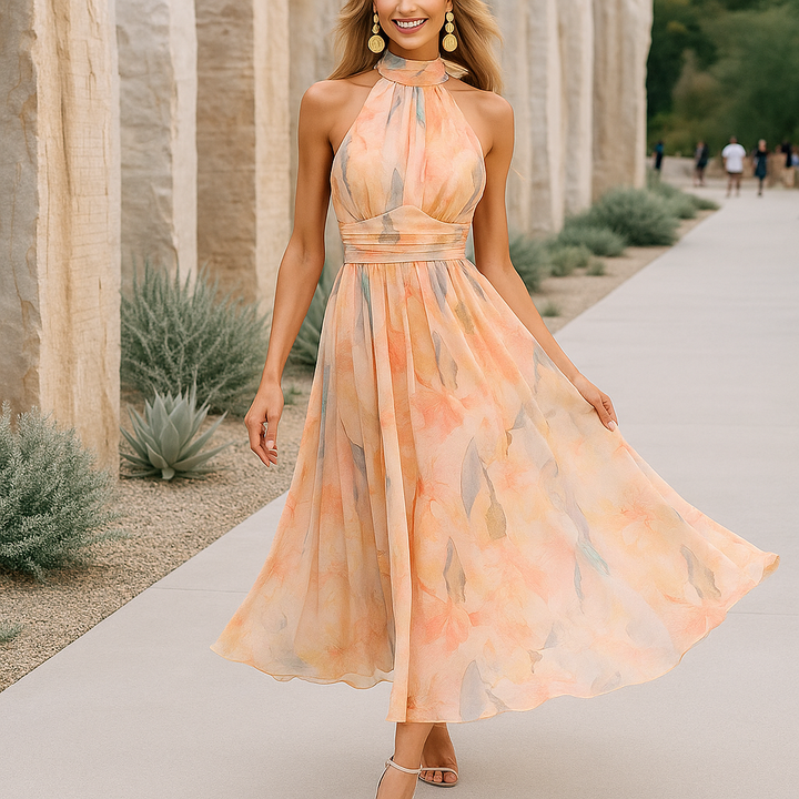 Sienna Sunset Flow Kleid
