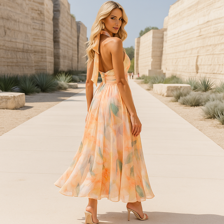 Sienna Sunset Flow Kleid