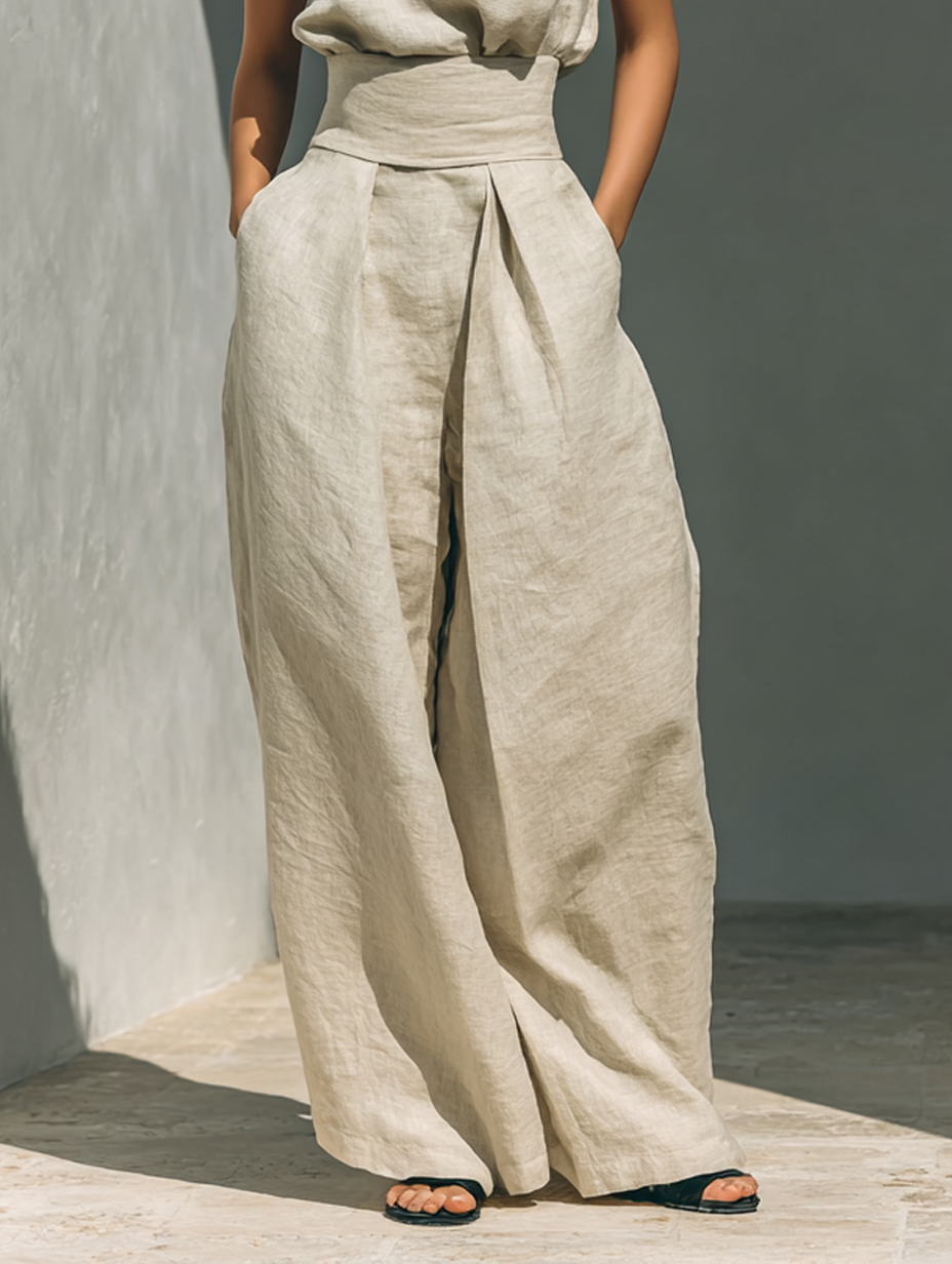 Hannah | Leinen Skulpturen Set