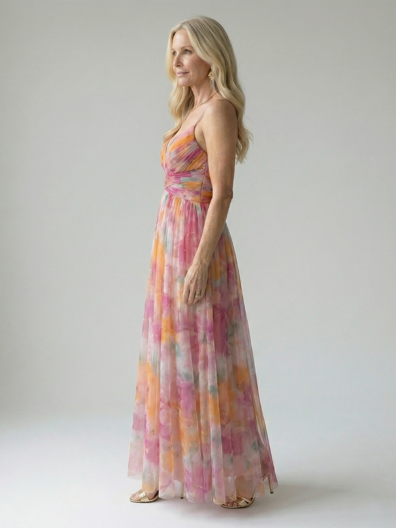Valencia Sunset Maxi Kleid