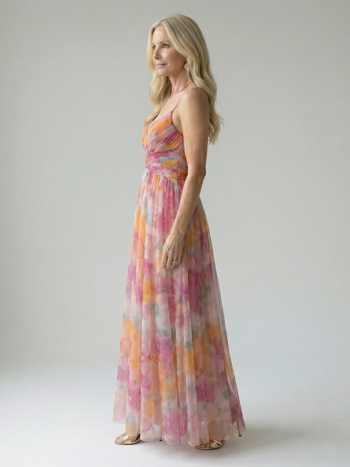 Valencia Sunset Maxi Kleid