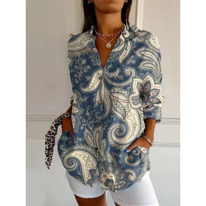 Elara Leichte Blumenbluse