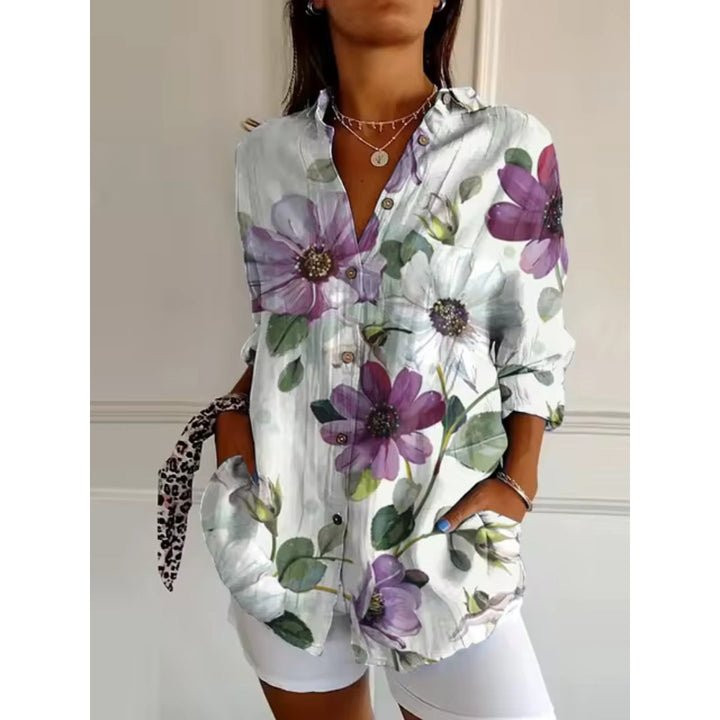 Elara Leichte Blumenbluse