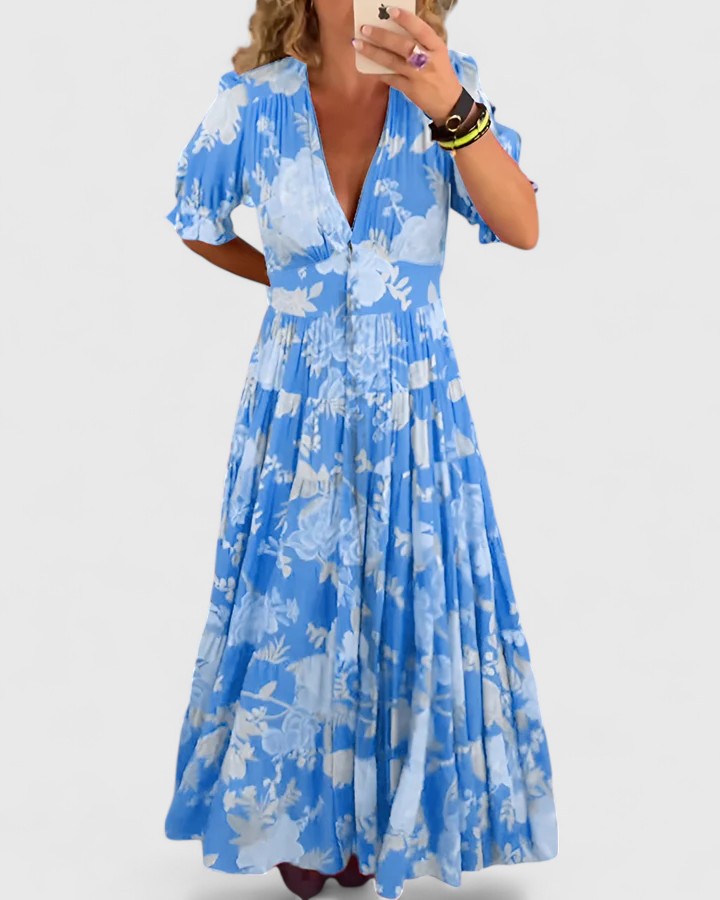 Minelda | Fließendes Blumenkleid