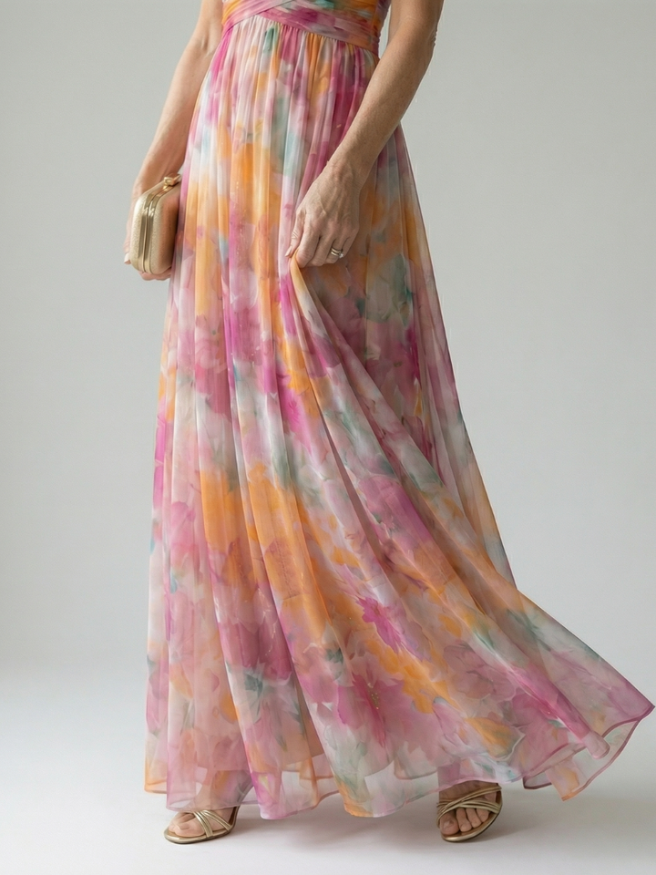Valencia Sunset Maxi Kleid