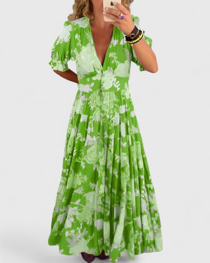 Minelda | Fließendes Blumenkleid