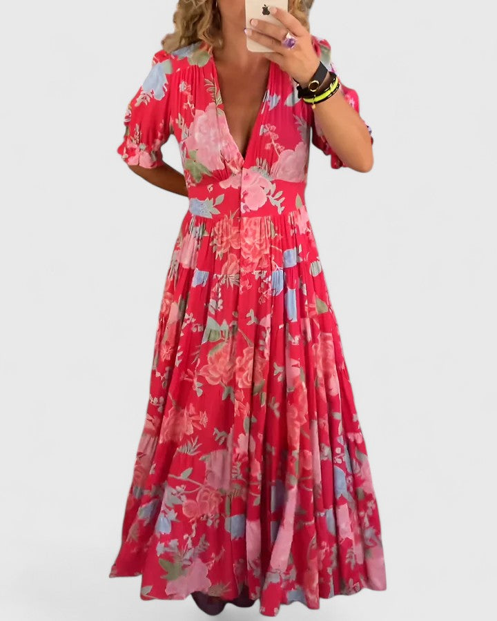 Minelda | Fließendes Blumenkleid