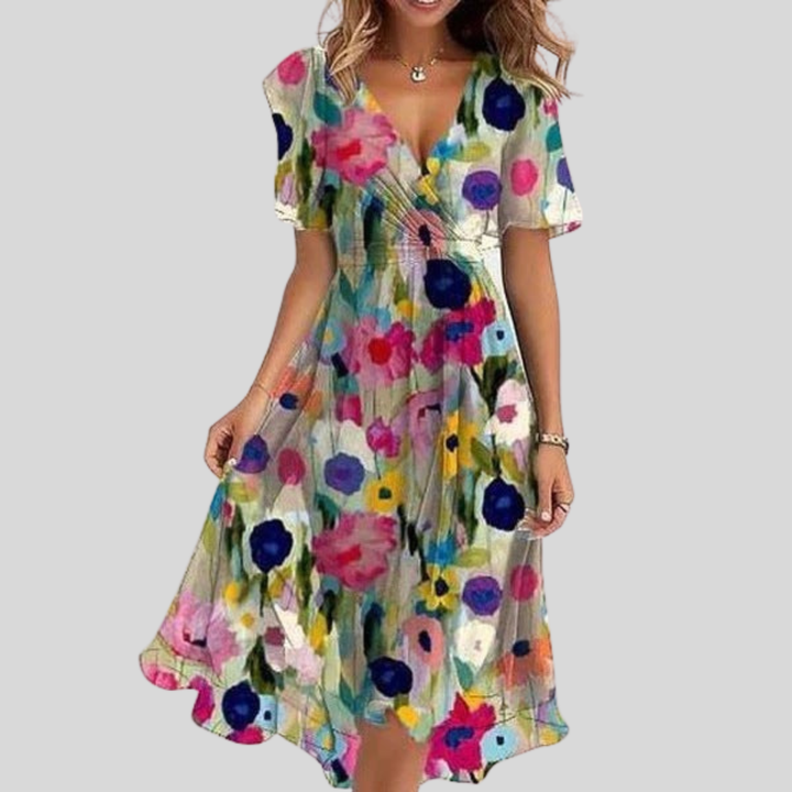 Naomie | Leichtes, fließendes Sommerkleid