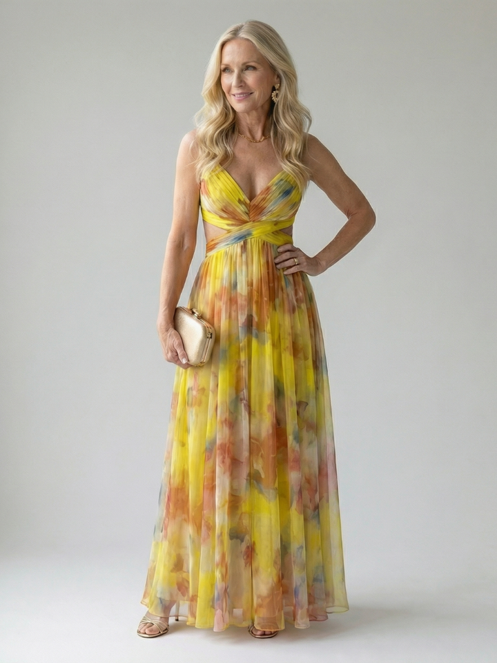 Valencia Sunset Maxi Kleid