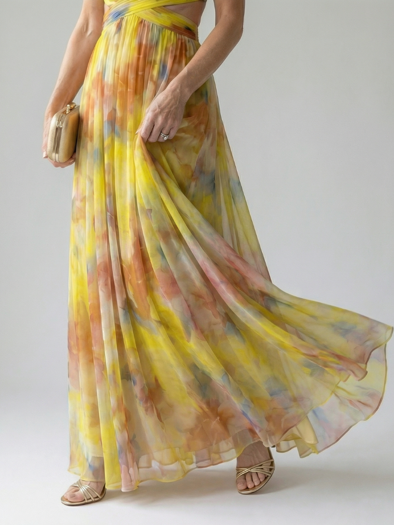Valencia Sunset Maxi Kleid