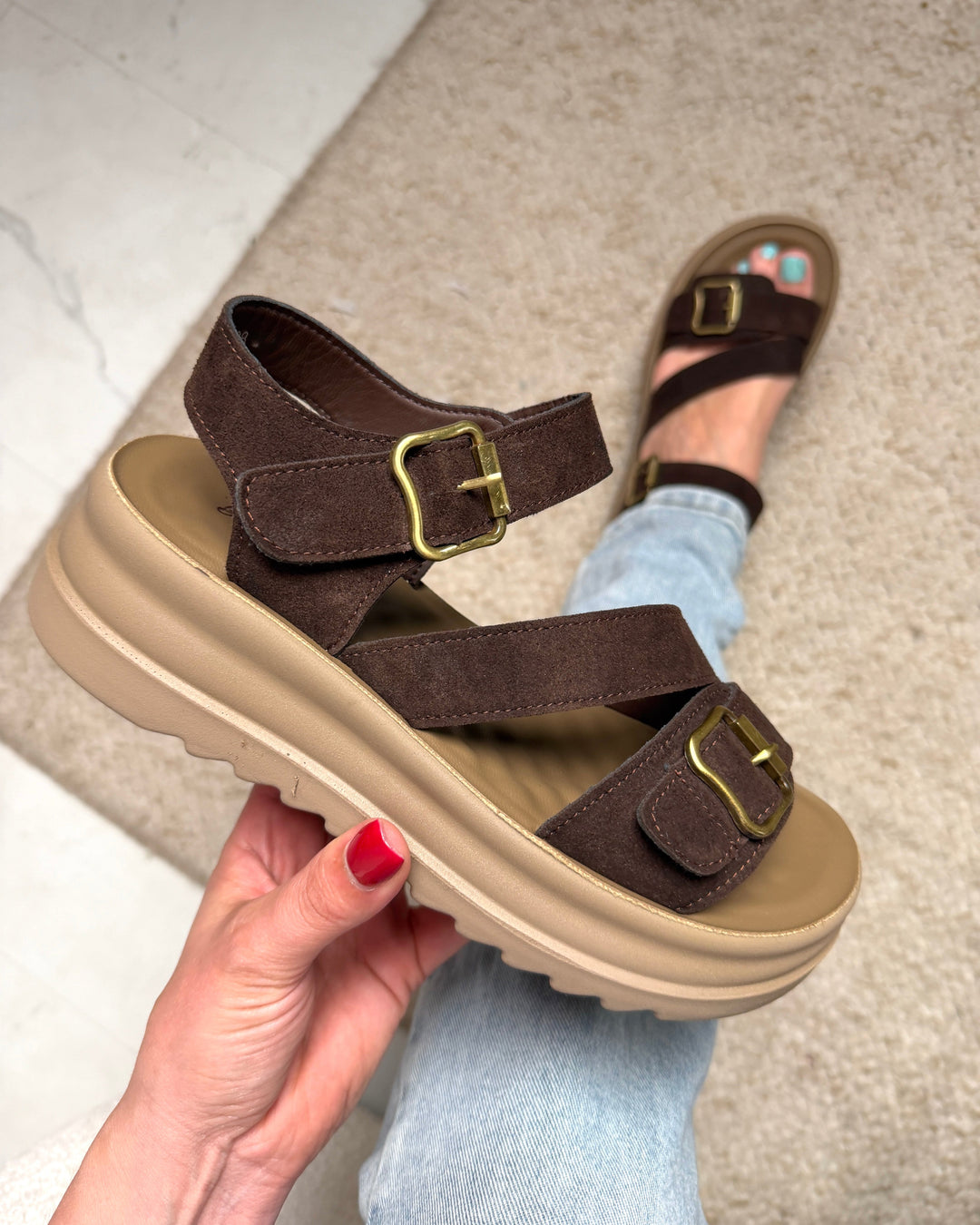 Barbara Verstellbare Sandalen für Damen