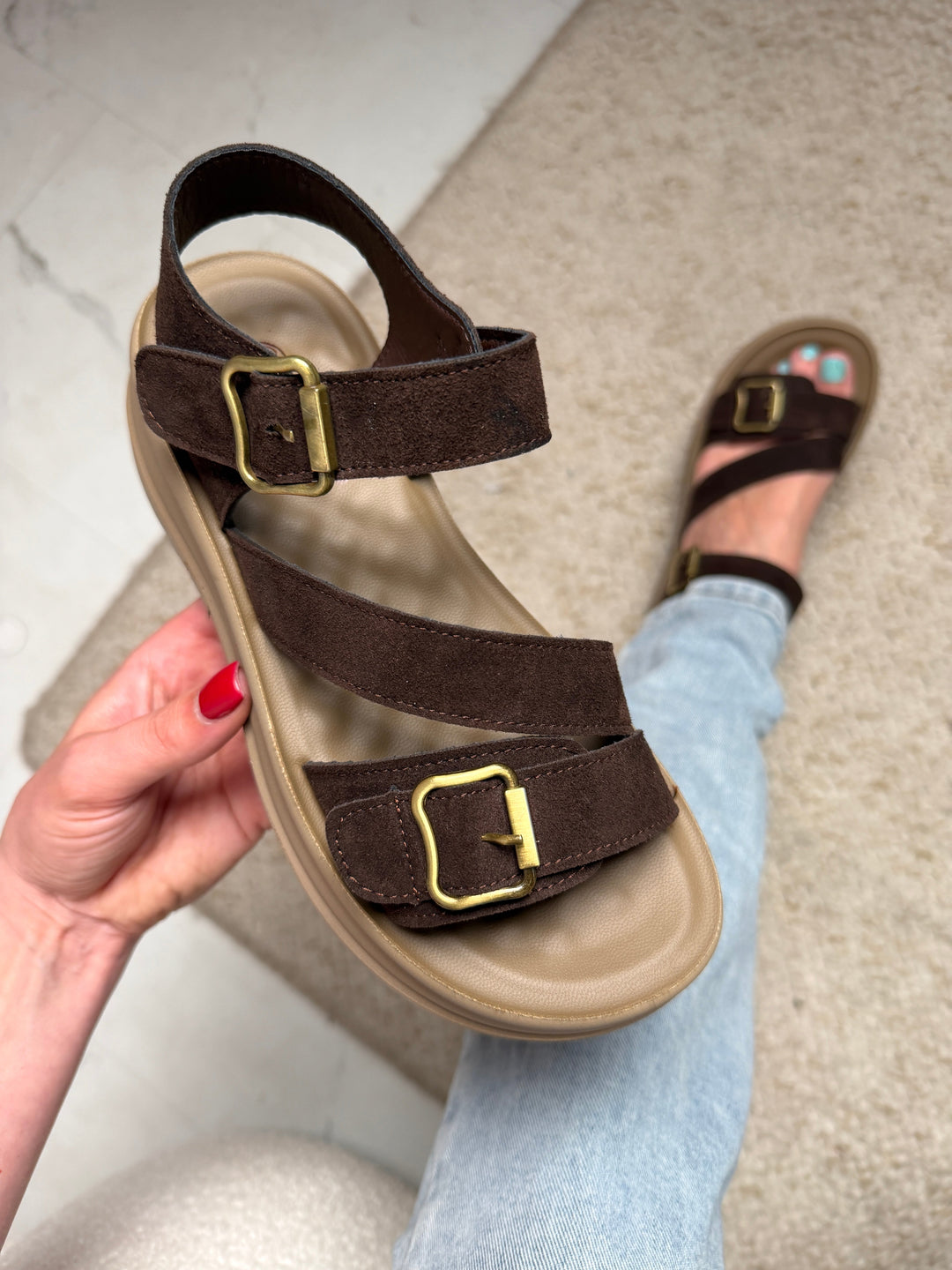 Barbara Verstellbare Sandalen für Damen