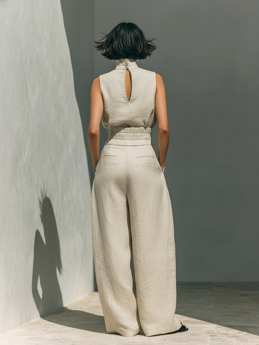 Hannah | Leinen Skulpturen Set