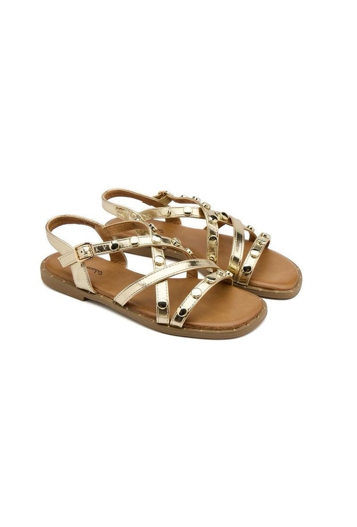 Ayla Nieten Bequeme Sandalen