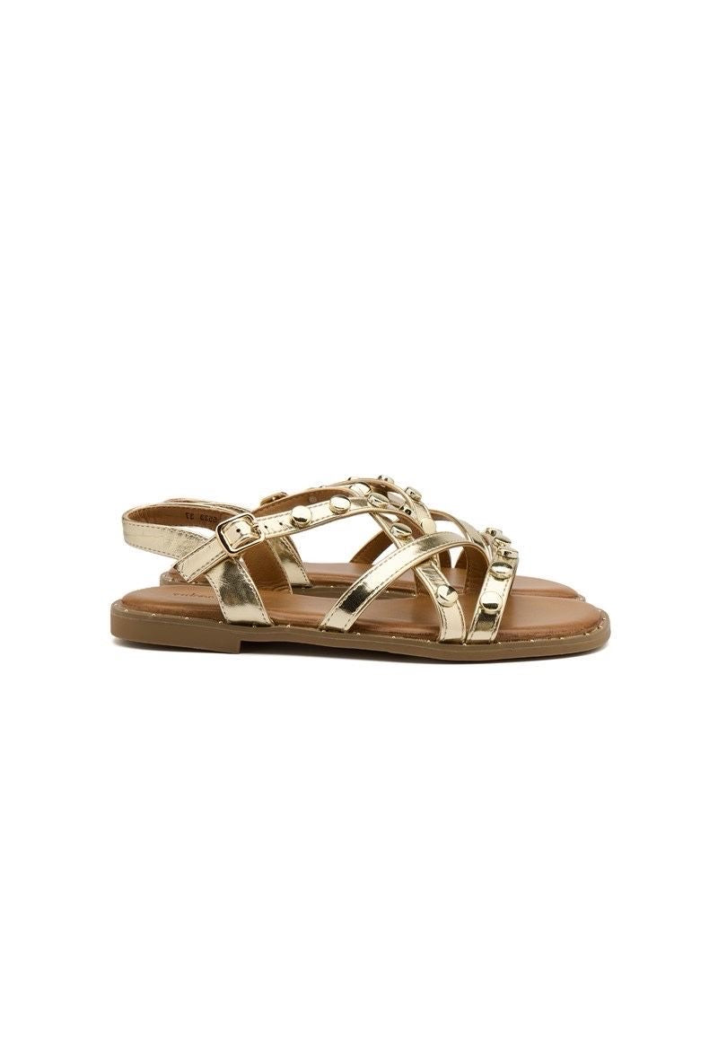 Ayla Nieten Bequeme Sandalen
