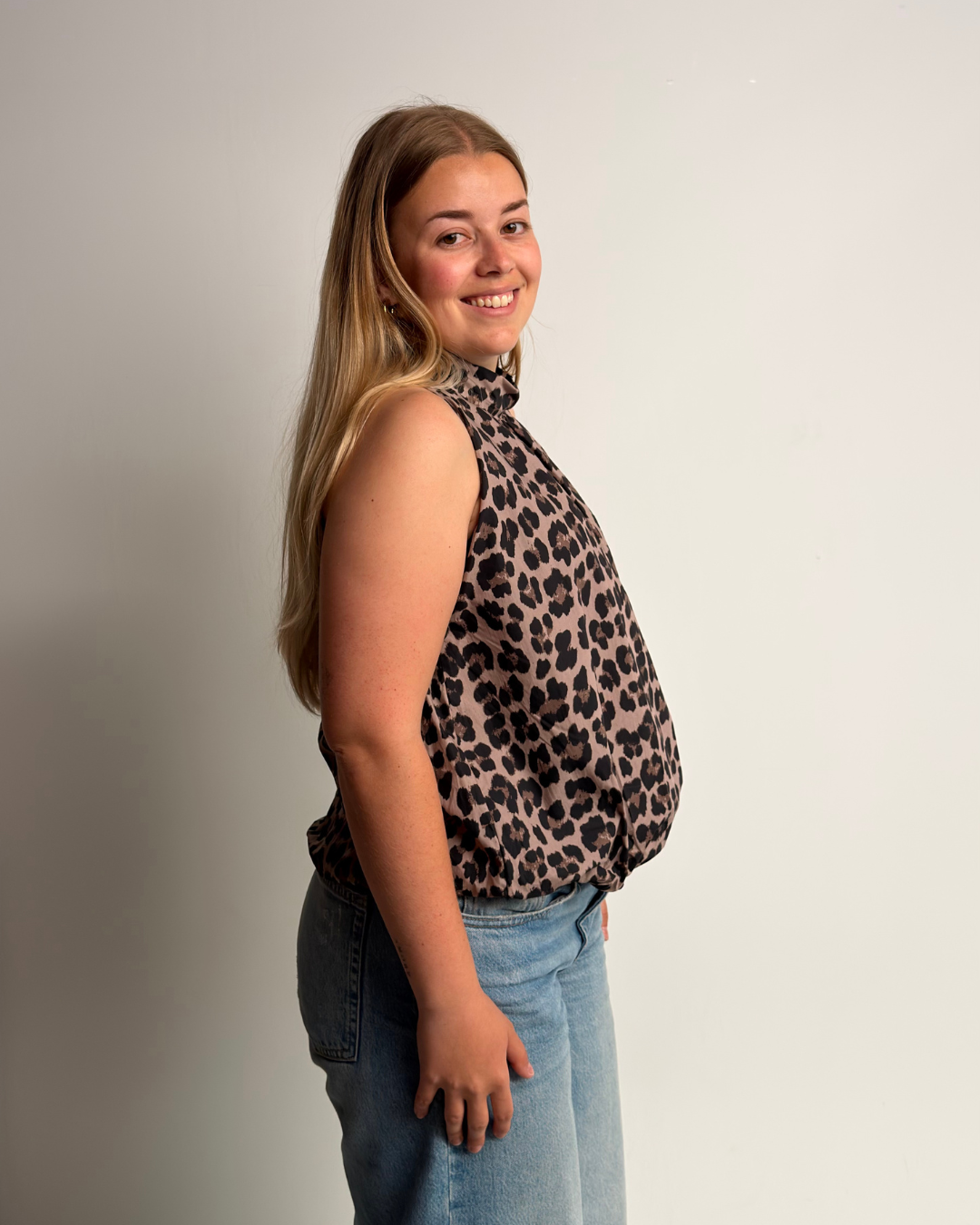 Joy Lässige Bedruckte Bluse