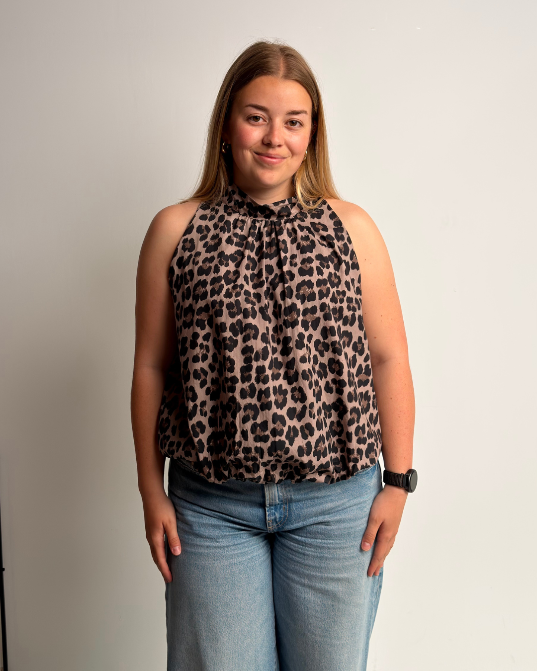 Joy Lässige Bedruckte Bluse