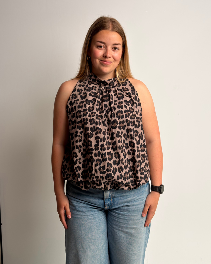 Joy Lässige Bedruckte Bluse