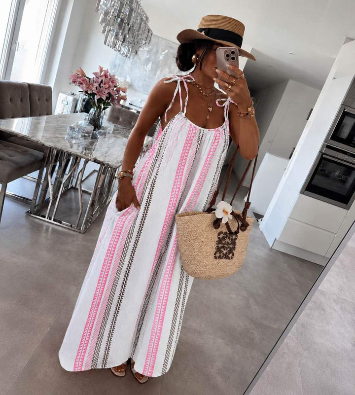 Bohemian Sommer Maxikleid