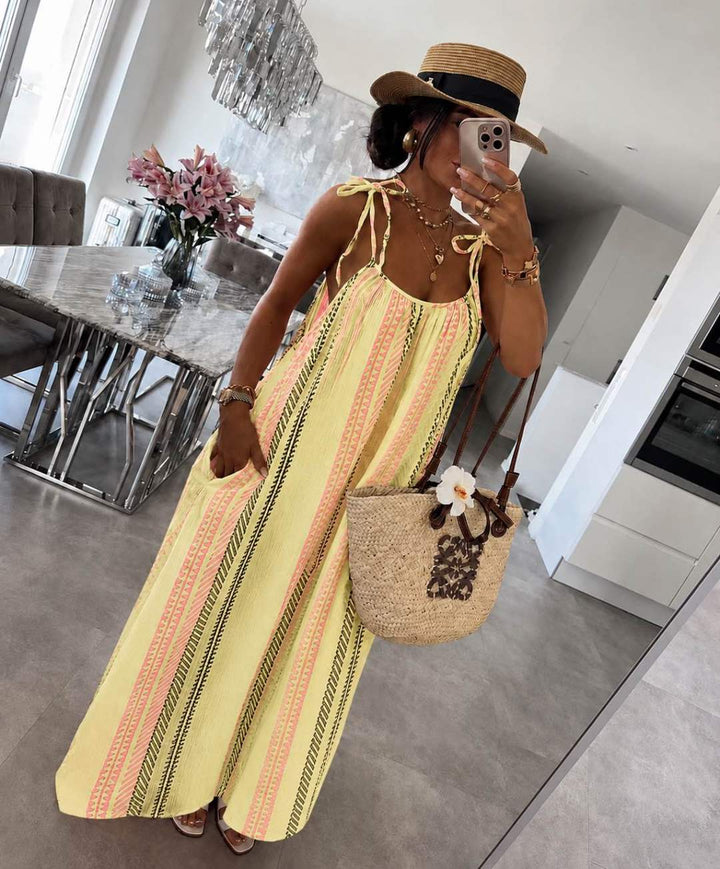 Bohemian Sommer Maxikleid