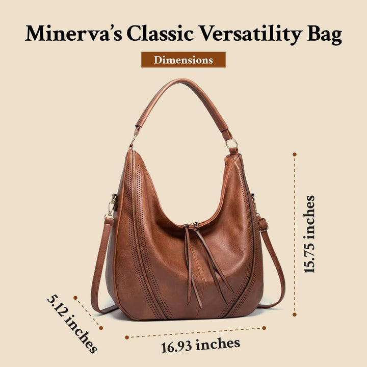 Brunhilde – Klassische Vielseitigkeit Vintage Schultertasche