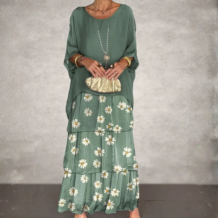 Janet | Fließendes Maxikleid