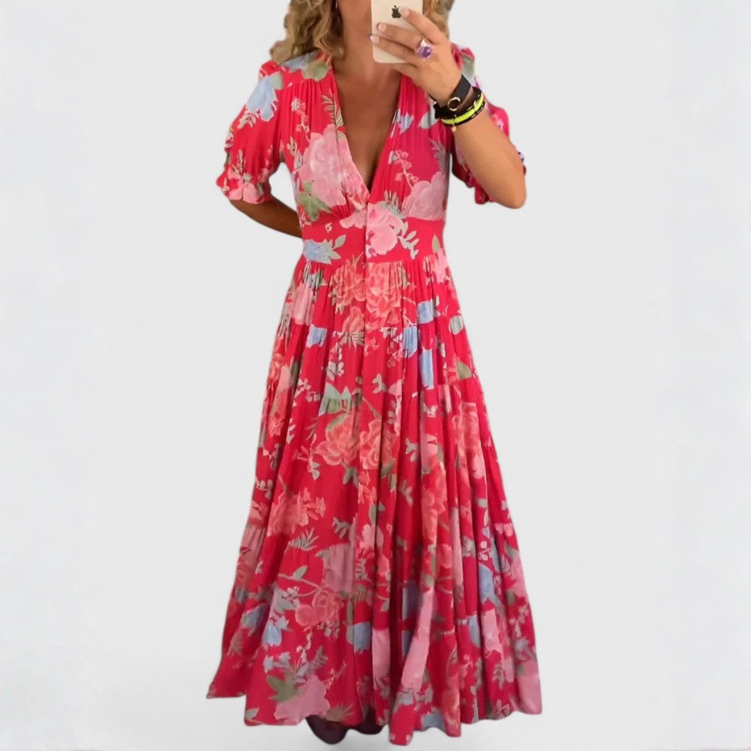 Minelda | Fließendes Blumenkleid