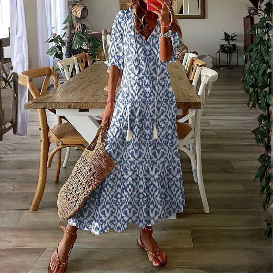 Deborah | Bedrucktes Midikleid