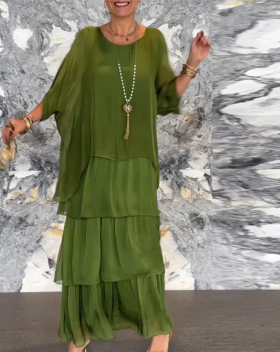 Janet | Fließendes Maxikleid