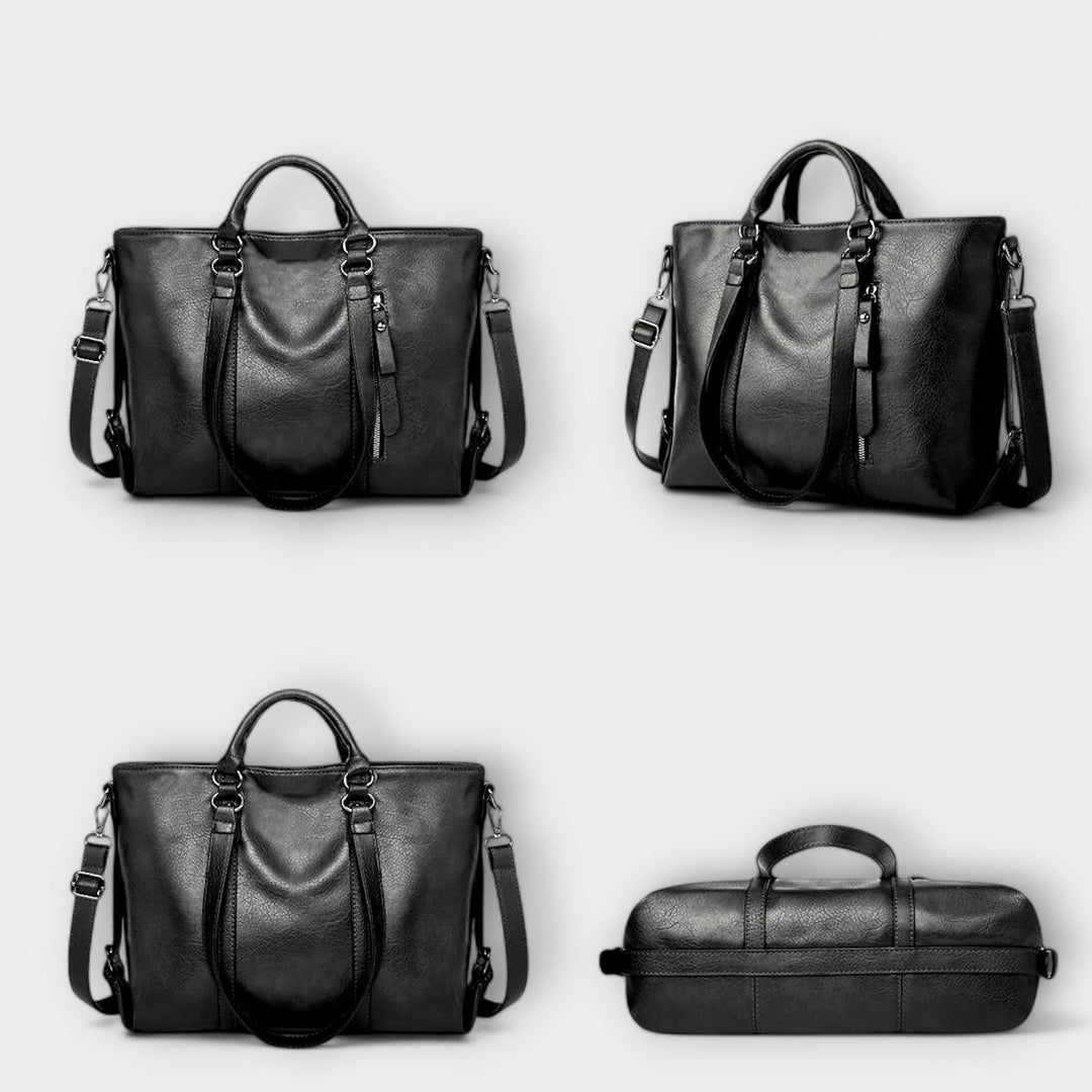 Zephyra - Große Handgefertigte Vegane Leder Tasche