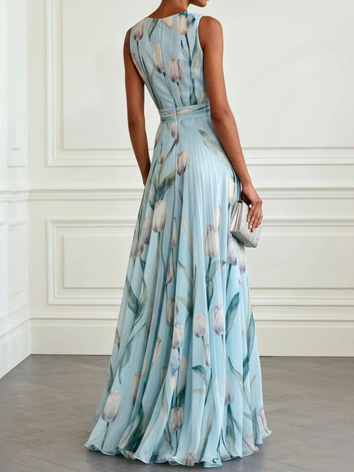 Elena | Tulpen Flow Maxikleid
