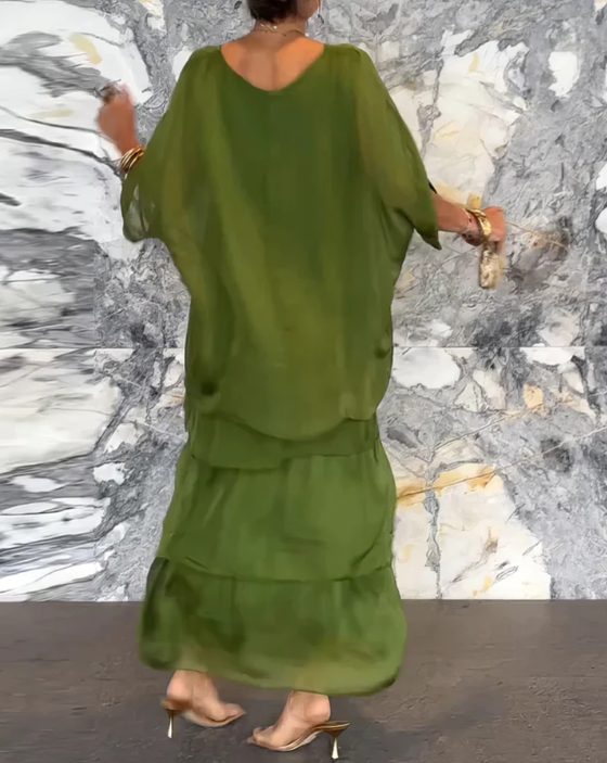 Janet | Fließendes Maxikleid
