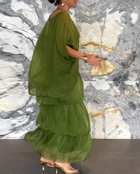 Janet | Fließendes Maxikleid