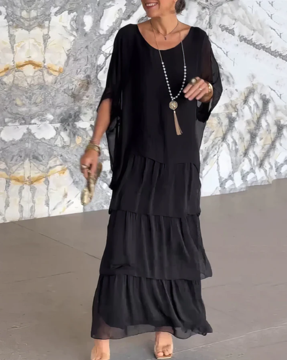 Janet | Fließendes Maxikleid