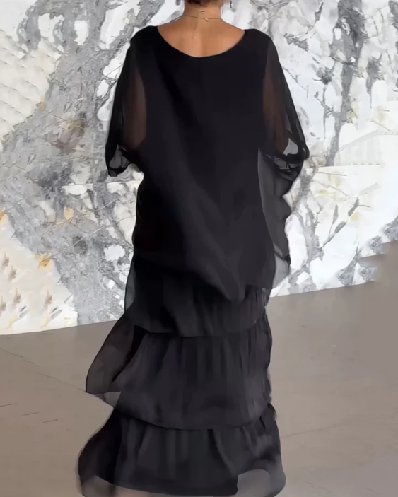 Janet | Fließendes Maxikleid