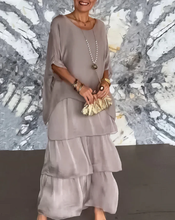 Janet | Fließendes Maxikleid